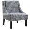 Fabric indoor accent chair for sale