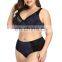 Seamless Wireless Wide Straps V Neck Yoga Bra Thin Soft Comfy Daily Bra and Invisible Panty Suit