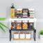 Metal Wire Sink Dish Drying Rack Tableware Bowl Seasoning Spice Jar Over Sink Storage Holder Organization Shelf