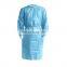 Loose And Comfortable Large Disposable Nonwoven Isolation Gown Blue Yellow White