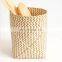 Hot Selling Pen Pencil Holder rustic Seagrass caddy organizer basket for silverware kitchen tools for home Vietnam Supplier