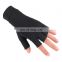 Black Half Finger Copper Infused Carpal Tunnel Arthritis Compression Gloves For Pain