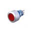 ip65 16mm white round head 220v 1 normally open and 1 normally close push on off switch reset