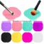 Silicone makeup brush cleaner mat pad tool ,traveling mini make up silicone Brush Cleaning mat