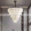 Modern Round Brass Alabaster Pendant Lighting Chandelier for Living Room