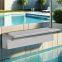 Outdoor Garden Ornament Stainless Steel 304 Waterfall Fountain Decorative Wall Water Descent for Swimming Pools