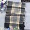 100% Acrylic Checked Woven Scarf With Fringes For AW 16