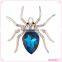 rose gold Spider animal diamand brooches in bulk cheap wholesale price bulk