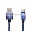 2016 new product high quality cotton usb data cable fashion braided usb cable alibaba china