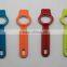 PROMOTIONAL PLASTIC + STAINLESS STEEL CAN OPENER, SMALL BOTTLE OPENER
