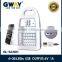 NEW ABS plastic rechargeable led emergency lights,4 spotlight+36 LED lanterns for camping