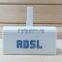 White UK BT 6P4C Male to BT 6P4C + RJ11 6P2C Female M/F Plug ADSL Splitter Adapter