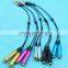Male to 2 Female 3.5mm Earphone Headphone Splitter Extension Audio Cable Adapter For Lovers