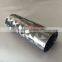 Carbon fiber exhaust pipe for motorcycle accessories with 3k surface finish