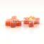 Synthetic Salmon Pink Color Opal Cross Opal Jewellery Stone