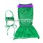 girls boutique mermaid tail swimming suits fish scale mermaid bathing suit wholesale swimming mermaid tail for kids