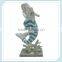 Designed Home Decorative Polyresin Led Mermaid Figurine