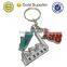 High quality cheap price metal retractable keychain