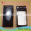 A set of cosmetics packaging box,black paper box with transparent window