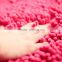 Red Heart microfiber chenille Soft Fluffy Rug/Bathroom Bedroom Carpet Mat
