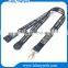 High quality polyester ribbon lanyard neck strap for id card
