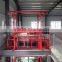 Vertical Hydraulic rail cargo lift / cargo elevator lift for warehouse