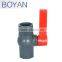 Gray PVC Series Compact Ball Valve with Threaded End Connection