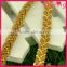 wholesale keering new arrival gold bead chain brown braided tape trim WBP-002