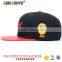 custom embroidery 6 panel flat brim baseball cap