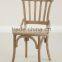 New design antique vintage solid wooden dining chair/ high back restaurant chair(FC152-OAK)