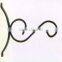 hanging flower hook for home