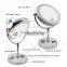 metal compact mirror / led compact shaving mirror / table lighted makeup mirror