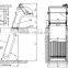 Rotary mechanical bar screen treatment plant