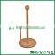 Household bamboo tissue holder , round stand bamboo napkin holder