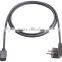 Factory price European standard EU 2 pin plug power cord 303 inline with switch
