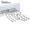 Metal Chrome clothing hooks bead hook metal board hanging hooks
