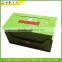 Green color glossy lamination light box display