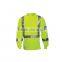 custom high visibility safety work wear reflective work shirts with short sleeve