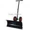 Snow Shovel/Pusher Combo with Wear Strip and wheel