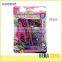 Factory cheap diy rubber loom band kit make rainboww loom bracelet kit