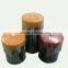 Realistic fliker flameless cream dripping shape wax led candle