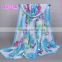 hot selling spring chiffon silk printe floral scarf thin design beach scarves muslim hijab Muffler shawls