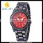 WJ-4935 popular high quality colorful stainless steel Geneva with rhinestone hand watch