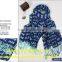 Cashmere knit fringe scarf wholesale