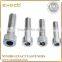 good quality manufacturer carbon steel DIN912 grade 4.8/8.8/10.9 zinc/black/plain taper socket head bolt