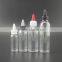 60ml e liquid PET bottle with twist off cap e cig pet dropper bottle with paper box packaging