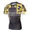 Wolesale athletic quick dry sports shirts / digital printing spandex running shirt