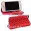Fake Ostrich paint leather cell phone back cover case bag card holder for Iphone 5G 5S