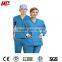 V-neck Polycotton Nurse Scrub Suit Designs Customization uniform