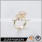 Online Shop China Druzy Stone Gold Nail Knuckle ring